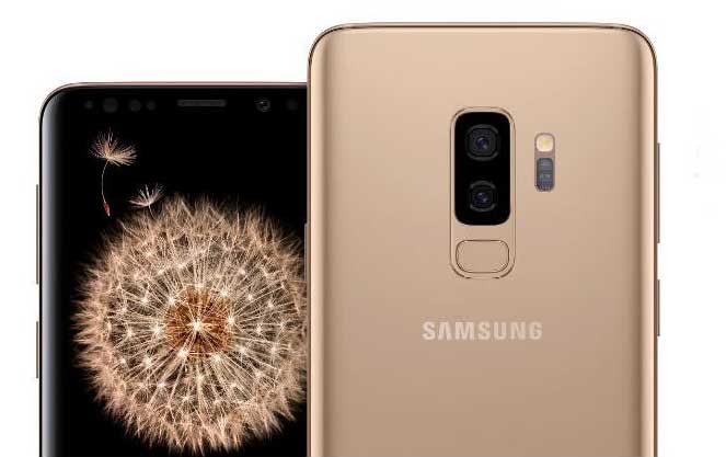Samsung galaxy s9 gold