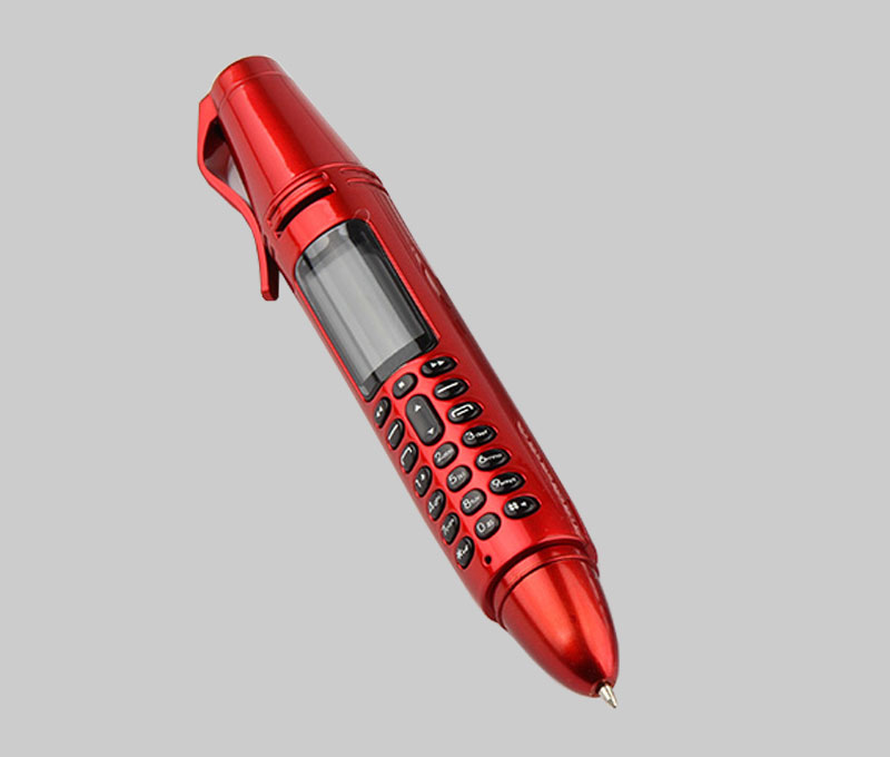 Điện thoại hình cây bút AK007 màu đỏ