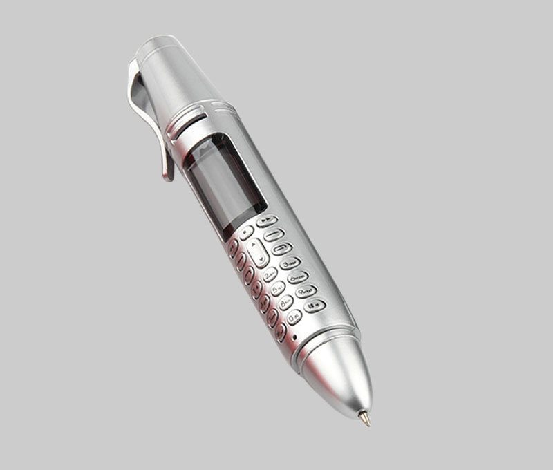 Điện thoại hình cây bút Hope AK007 màu trắng bạc