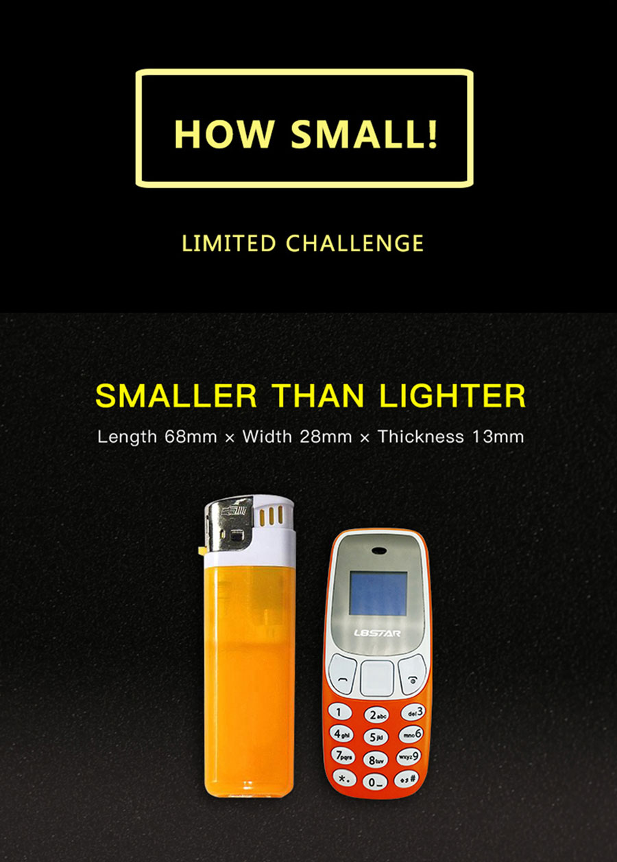 Kích thước điện thoại Nokia 3310 mini L8Star BM10